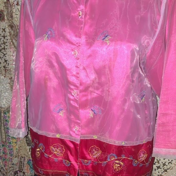 100% Nylon with 100% polyester sheer white shell made in India - Picture 2 of 2